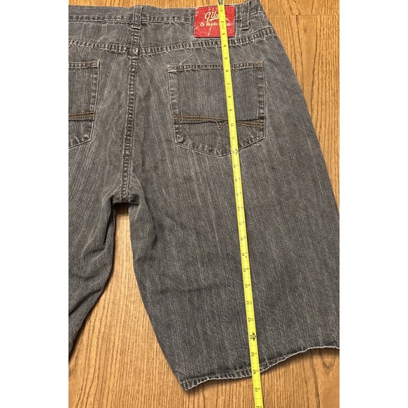 G-Unit Men's Jean Shorts Size‎ 40 Gray Baggy Hip Hop Y2K 00s Official Style - Picture 7 of 8